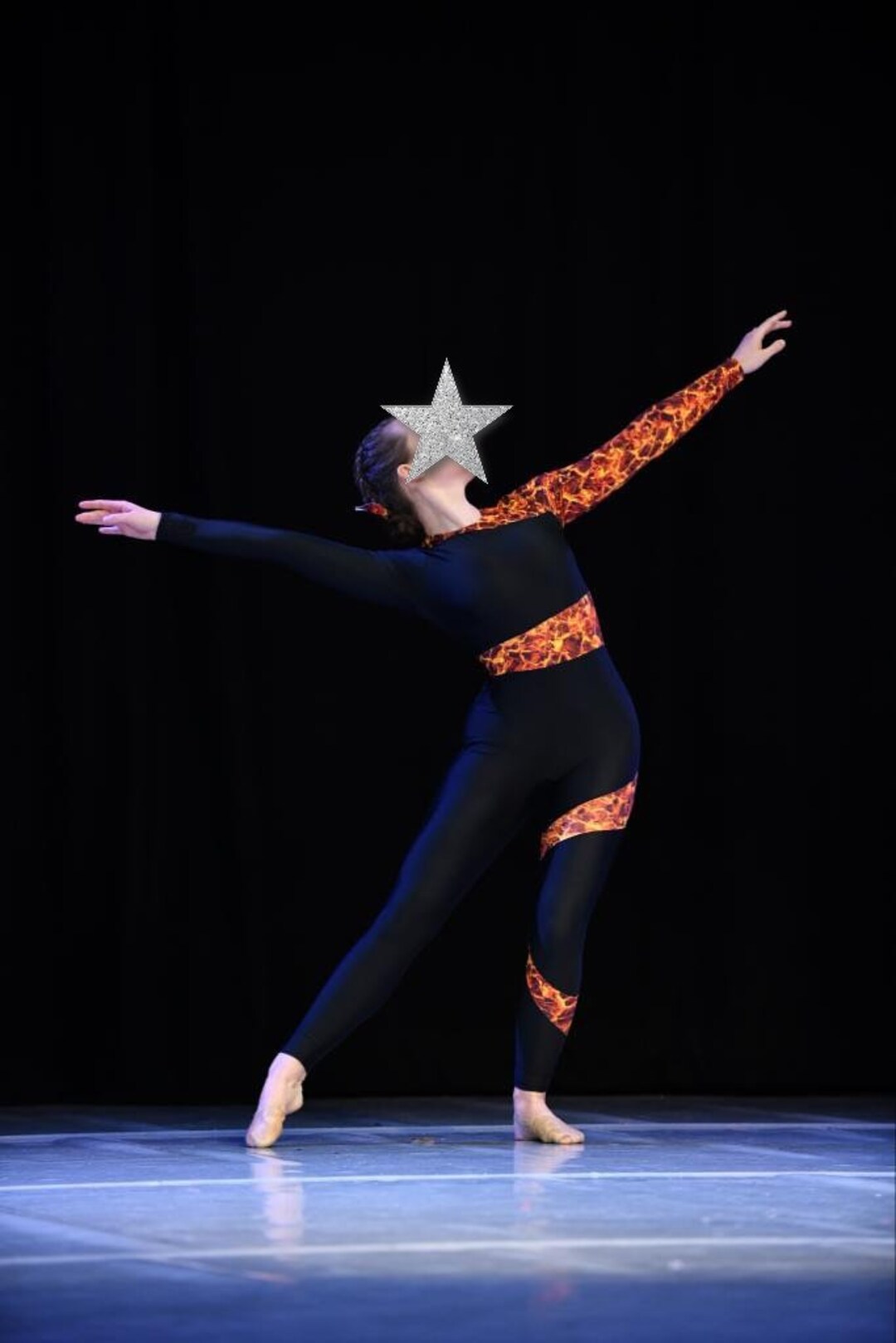Custom Unitard / Fire Costume / Dance Solo / Duet / Trio Costumes Etsy UK