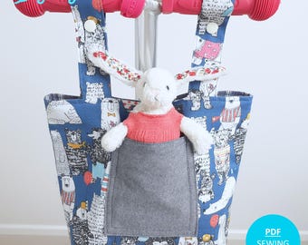 Scooter Bag PDF SEWING PATTERN with step-by-step Instructions