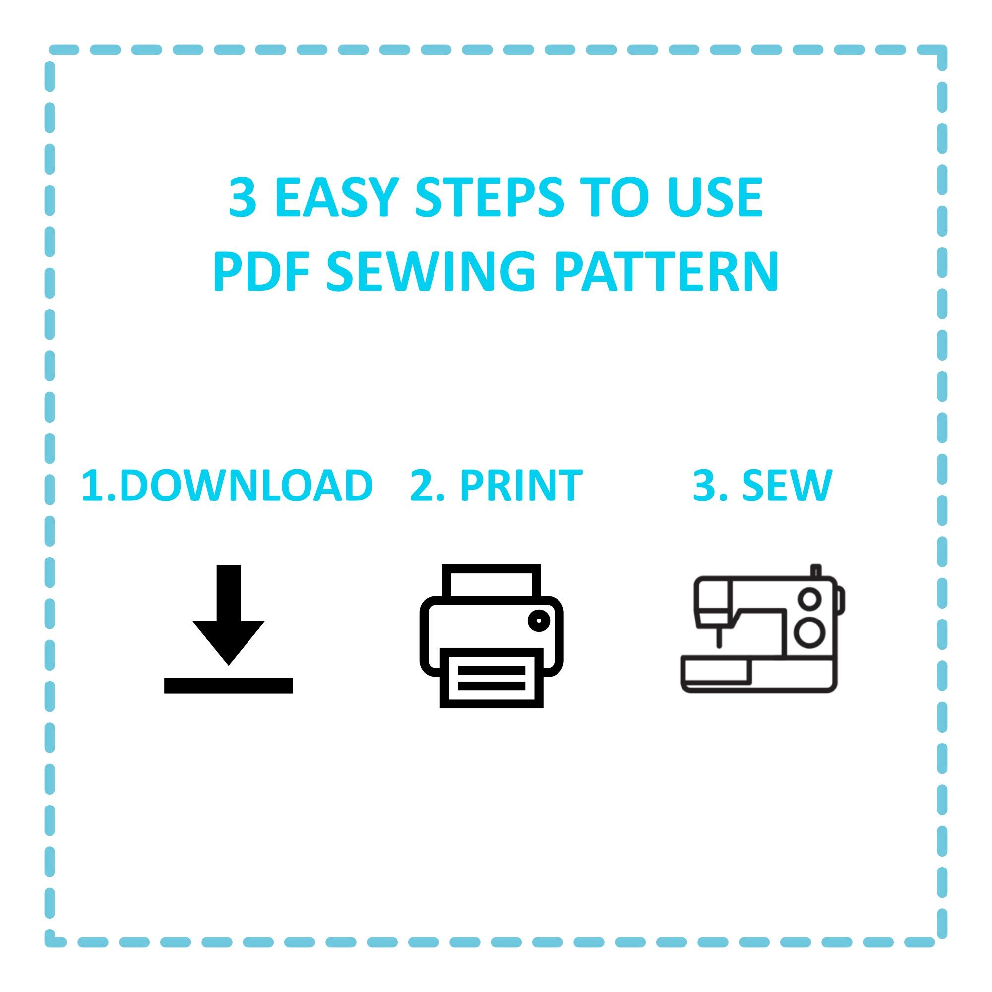 Pillowcase Instructions.pdf Edge Pillowcase PDF SEWING PATTERN in Standard and Toddler Sizes - Etsy