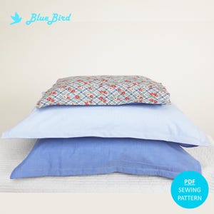 Edge Pillowcase PDF SEWING PATTERN in Standard and Toddler Sizes