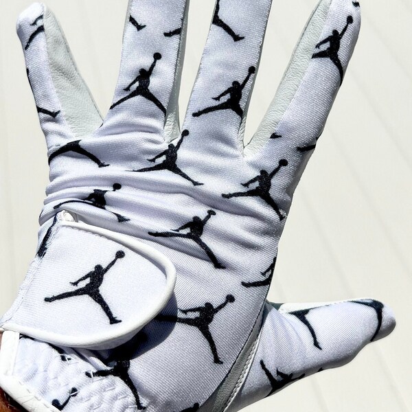 Air Jordan Golf Glove White and Black Jumpman