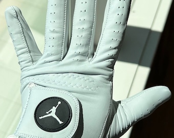 Air Jordan Golf Glove Men's White and Black