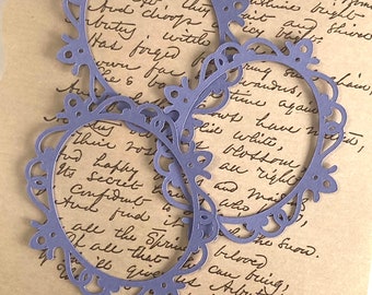 Cardboard frames &quot;Vintage Mirror&quot; for scrapbooking, junk journal or decorate agendas and diaries.