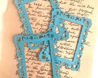 Rectangular cardboard frames “Vintage Frame” for scrapbooking, junk journal or decorating diaries and diaries.