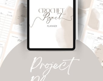 Crochet Project Planner | Pattern & WIP Tracker (Digital Planner)