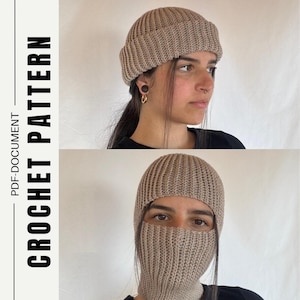 Modèle bonnet de descente (pas tricoté) / Modèle au crochet / Téléchargement PDF / Fait main / Pas à pas / Sur mesure / Tutoriel vidéo