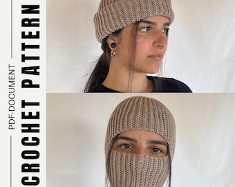 Downhill (nicht gestrickt) Mützenmuster / Häkelanleitung / PDF download / Handarbeit / Schritt-für-Schritt / Maßanfertigung / Video-Anleitung