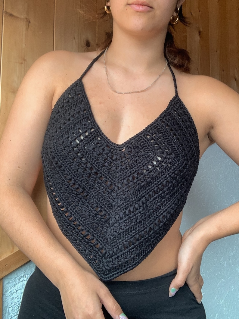 Zen Top / Crochet Pattern / PDF download / Handmade / Step-by-Step / Made to Measure / Video Tutorial image 2