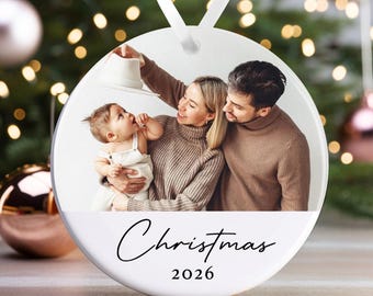 Personalised Christmas Ornament | Custom Photo Christmas Bauble, Personalised Christmas Decoration, Family Christmas | Christmas 2026