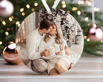 Personalised Christmas Ornament | Custom Photo Christmas Bauble, Personalised Christmas Decoration, Family Christmas | Photo Upload