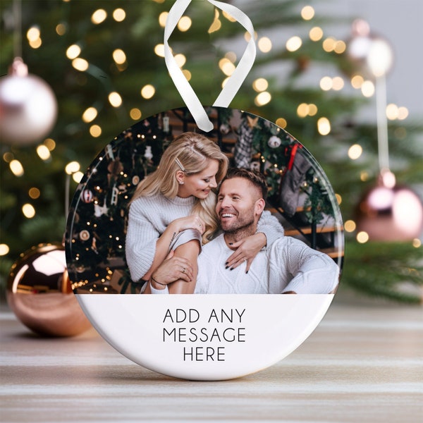 Personalised Christmas Ornament | Custom Christmas Bauble, Personalised Christmas Decoration, Family Christmas, Bauble Gift, Add Any Message