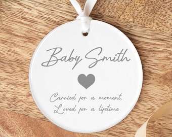 Regalo de aborto espontáneo personalizado l / Recuerdo de aborto espontáneo / Pérdida sentimental del bebé, Regalo conmemorativo, Recuerdo conmemorativo / Regalo del bebé ángel