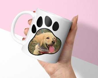 Personalised Mug - Pet Photo Upload - Personalised Pet Gift - Custom Mug & Coaster