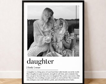 Personalised Daughter Print | Custom Daughter Gift | Birthday Gifts for Daughters