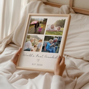 Personalised Grandad Gift | Grandad Birthday Gift | Personalised Grandad Print, Grandad Gift, Grandad Photo Print, Gifts for Grandad