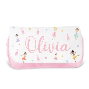 Astuccio personalizzato per bambini / Astuccio per ragazze, Astuccio per ragazzi - Ritorno a scuola / Astuccio personalizzato per bambini - Ballerine