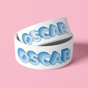 Personalised Dog Bowl - Blue Dream