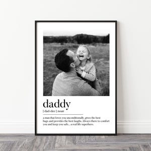 Personalisiertes Papa Geschenk | Personalisiertes Papa Geburtstagsgeschenk | Geschenke für Papa, personalisierter Papa Druck, Papa Geschenk, Papa Foto Druck
