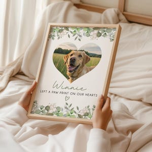 Personalised Pet Memorial Gift | Dog Memorial Print, Dog Bereavement Gift, Dog Loss Gift, Gift for Dog Loss, Dog Loss Keepsake, Dog Sympathy