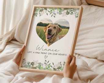 Personalised Pet Memorial Gift | Dog Memorial Print, Dog Bereavement Gift, Dog Loss Gift, Gift for Dog Loss, Dog Loss Keepsake, Dog Sympathy