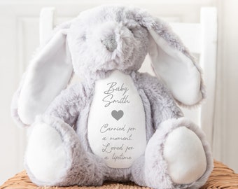 Regalo personalizado por aborto espontáneo / Osito de peluche por aborto espontáneo / Pérdida sentimental de un bebé, regalo conmemorativo, recuerdo conmemorativo / Regalo de bebé ángel