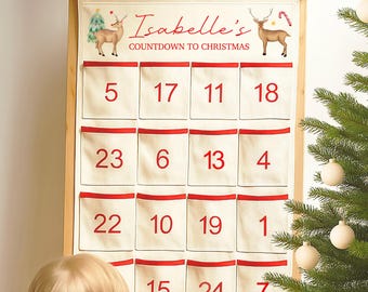 Personalised Advent Calendar | Christmas Countdown Calendar | Personalised Kids Christmas Advent Calendar, Children's Advent Calendar