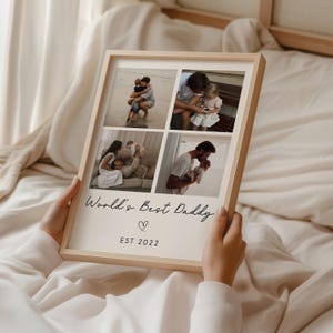 Personalisiertes Papa Geschenk | Personalisierte Papa Druck | Personalisiertes Papa Geburtstagsgeschenk, Papa Geschenk, Papa Foto Druck, Geschenke für Papa,