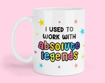 Kollege Abschiedsgeschenk - Ich habe mit absoluten Legenden gearbeitet, Abschiedsgeschenk, Arbeitskollege, das Geschenk verlässt, Abschiedsgeschenke für Kollegen
