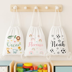 Personalised PE Bag | Kids PE Bag, Personalised Swimming Bag, Children’s Pe Bag, School PE Bag, Personalised Nursery Pe Bag, Drawstring Bag