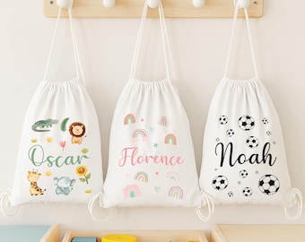 Personalised PE Bag | Kids PE Bag, Personalised Swimming Bag, Children’s Pe Bag, School PE Bag, Personalised Nursery Pe Bag, Drawstring Bag