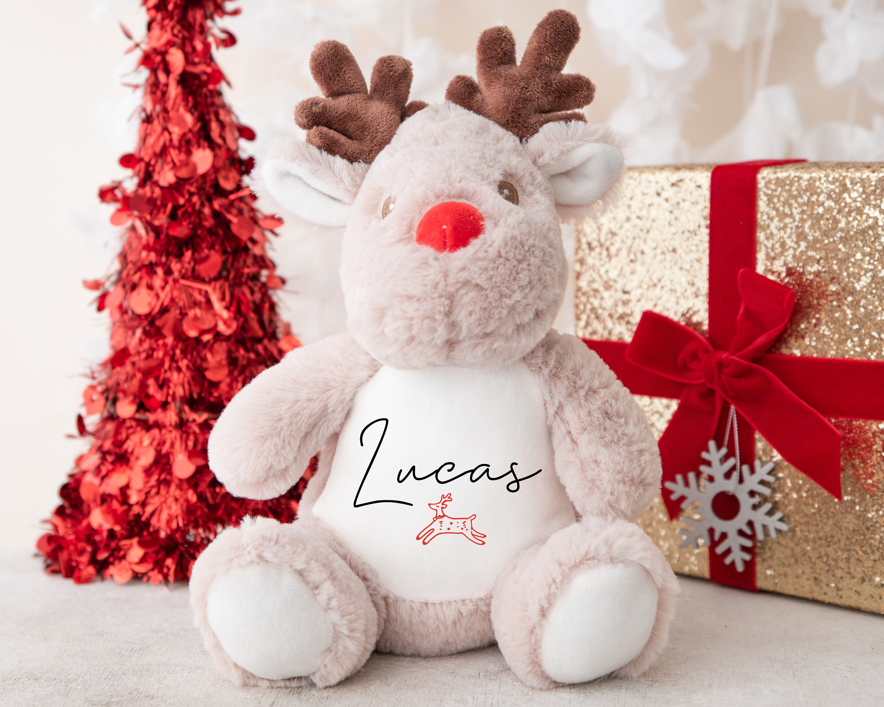 パーソナライズされたクリスマステディ | トナカイテディ