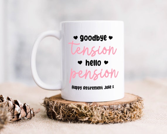 Personalised Retirement Mug Retirement Gifts, Personalised Retirement  Gift, Retirement Gifts for Retirement, Funny Retirement