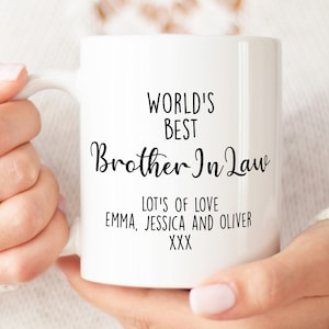 Personalised Brother in Law Mug | Brother in Law Gift, Brother in Law Birthday Gift, Gift for Brother in Law | Personalised Brother in Law