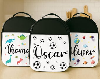 Personalised Lunch Bag | Choose a Design | Personalised Boys Lunch Bag | Boys Back to School Set | Lunch Bag For Boys | Boys Lunch Box