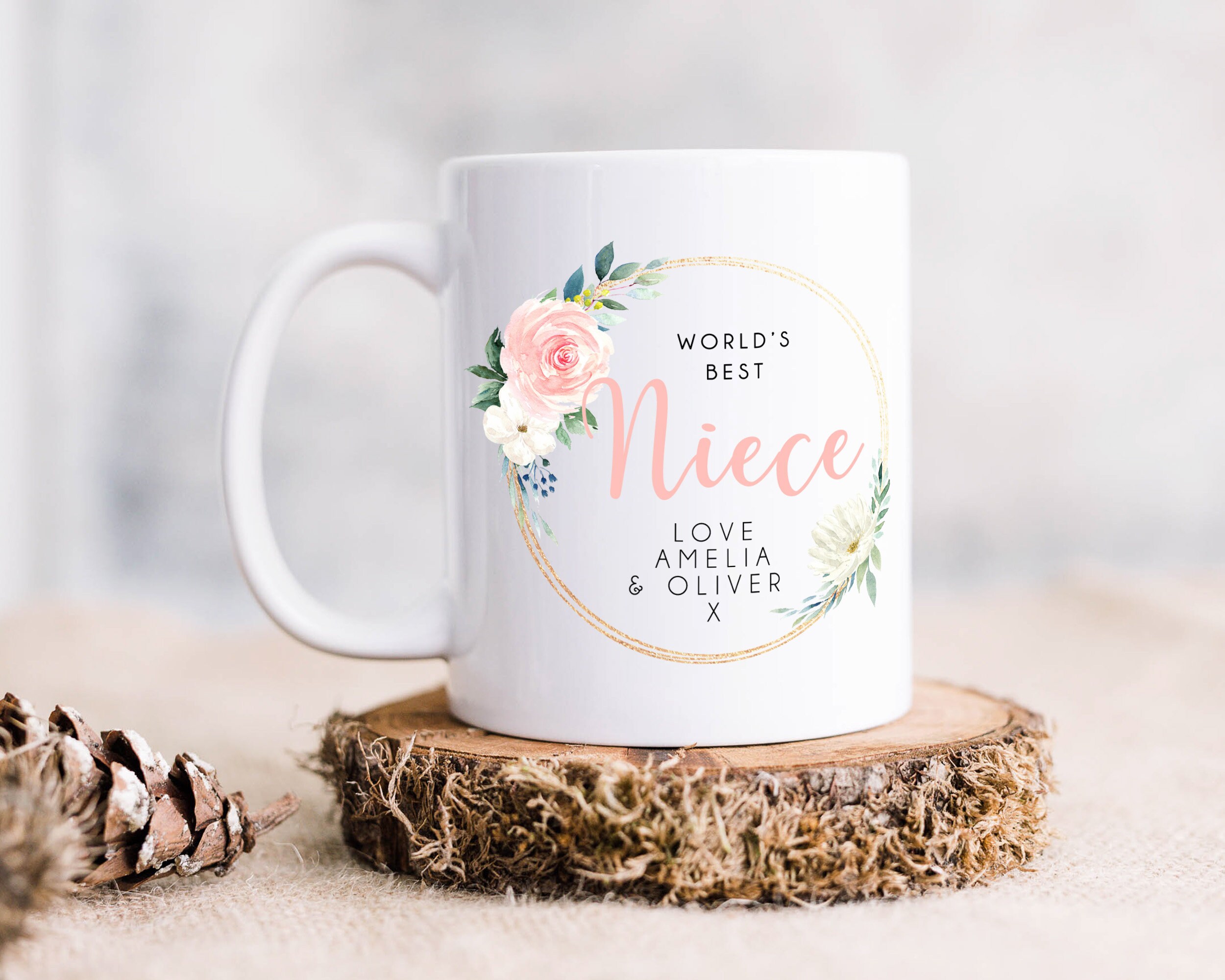 Tazza Regalo Per Nipote Da Zio "Questa Signora Ha Lo Zio Migliore" - Ceramica Bianca, Lavabile In Microonde