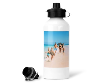 Botella de foto personalizada / Carga de fotos / Botella de agua de foto personalizada, Botella de imagen / Regalo de foto personalizado, Regalo de foto personalizado