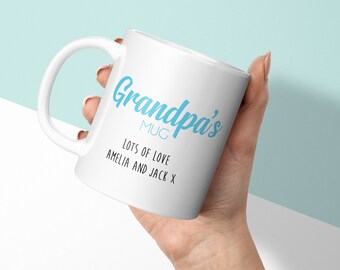 Personalised Mug - Grandpa Mug - Grandpa Gift - Custom Mug & Coaster