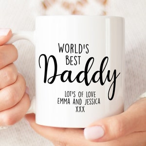 Personalisierte Papa Tasse | Das beste Papa-Geschenk der Welt | Geschenke für Papa, Papa Geburtstagsgeschenk, personalisiertes Papa Geschenk, Papa Becher