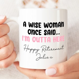 Personalised Retirement Mug - Retirement Gifts, Personalised Retirement Gift, Retirement Present, Funny Retirement, Gifts for Retirement