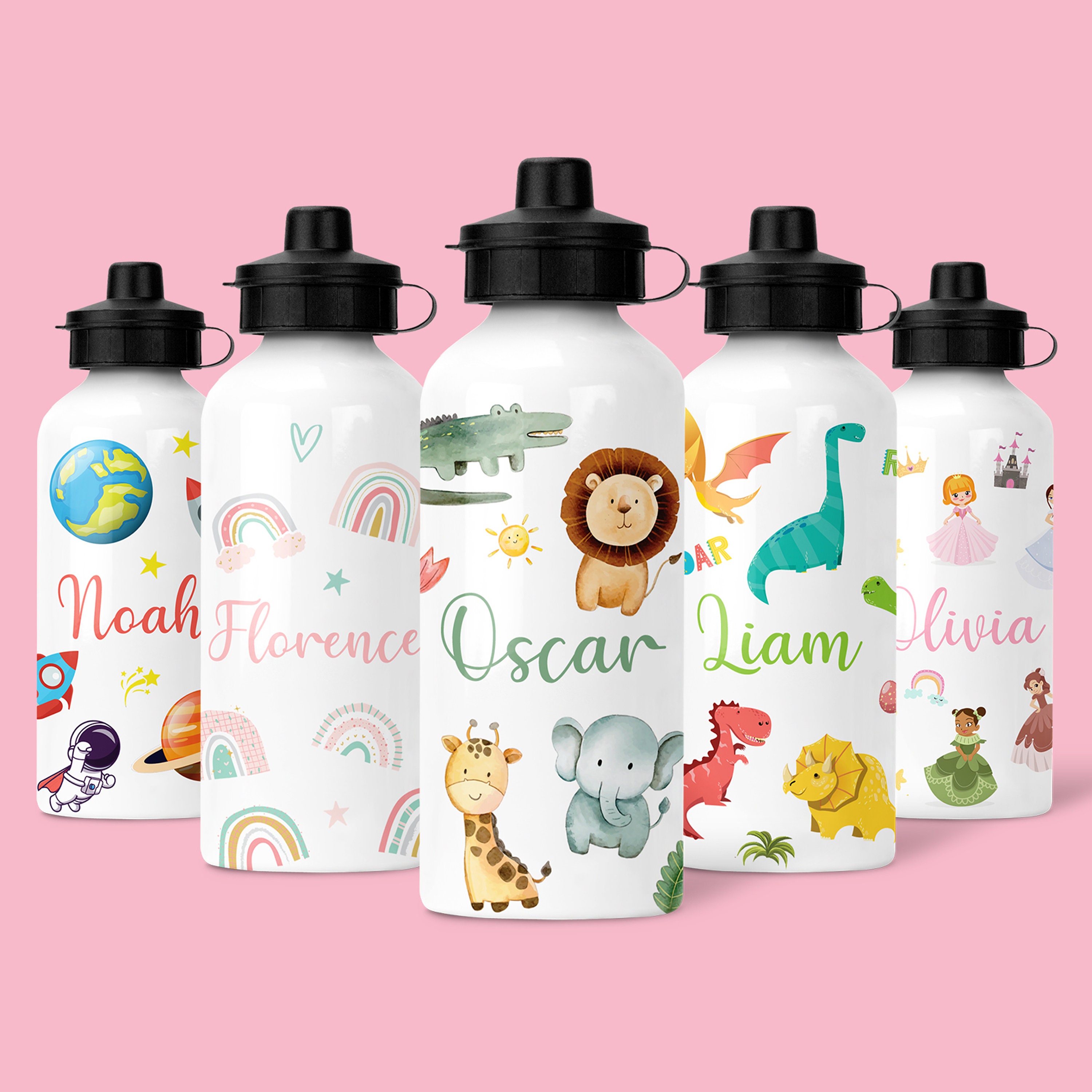 Personalised Kids Water Bottle | Custom Childrens Bottle | Personalized ...