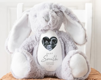 Personalised Baby Announcement Teddy, Baby Scan, Baby Reveal | New Baby Keepsake | Baby Arrival, New Baby Announcement, Baby Coming Soon