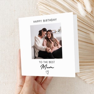Carte d'anniversaire personnalisée pour maman | Carte d'anniversaire pour maman | Cartes d'anniversaire pour maman, carte avec photo pour maman, carte d'anniversaire pour maman - Upload photo