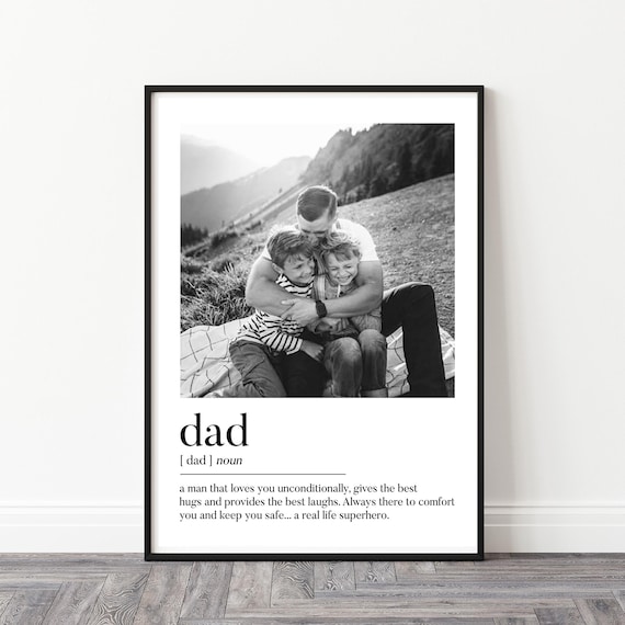 Personalised Dad Print | Fathers Day Gift, Personalised Dad Gift | Personalised Dad Birthday Gift, Dad Gift, Dad Photo Print, Gifts for Dad