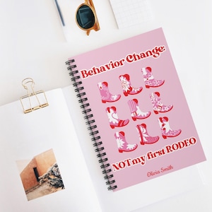 Bcba Notebook Personalized Journal Gift Planner Therapy Notes Behavior Analyst Future Professional Aba Therapist Session Progress Tracking