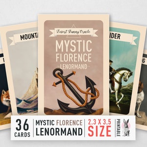 Lenormand para iniciantes com cartas de casa e significados - 72 cartas de Lenormand lindamente ilustradas, 36 cartas de Lenormand + 36 cartas de casa