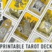Printable Vintage Tarot Cards Riderwaitesmith Tarot Deck - Etsy