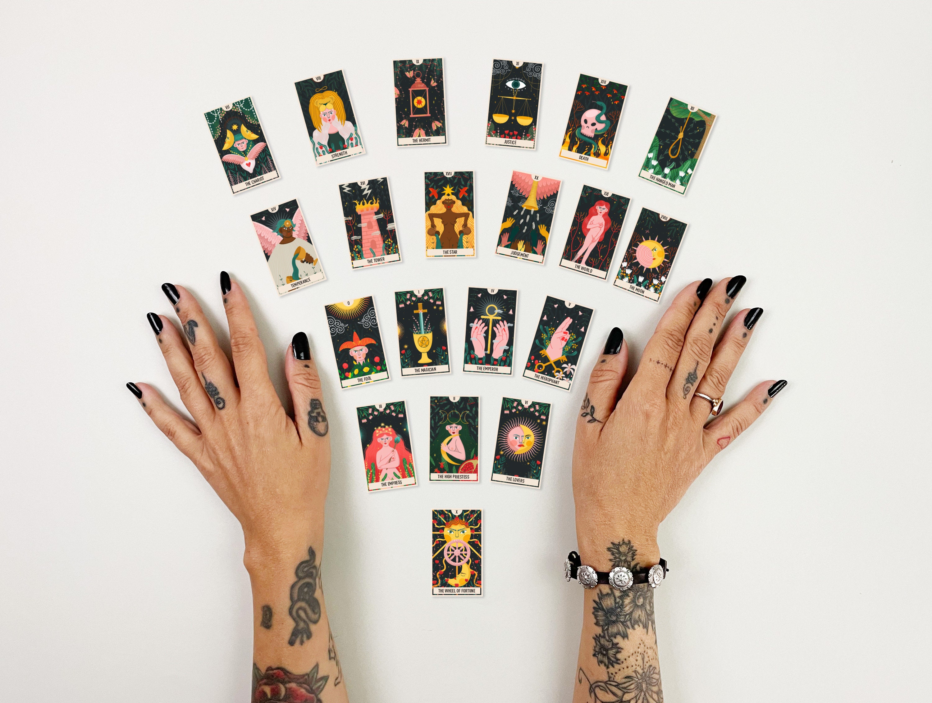 Mini Printable Tarot Deck High-res 78-cards Pocket Size - Etsy