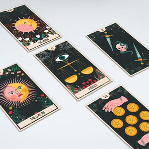 Printable Medium Size Tarot Cards | High-res 78-card Tarot Deck ...