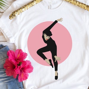 Audrey Hepburn t shirt featuring Audrey in Funny Face Movie. Vintage Style Tee For Women. Soft Girl Aesthetic, Balletcore, One-Of-A-Kind