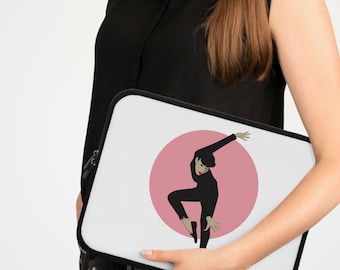 Audrey Hepburn Laptop Sleeve, Gift For Audrey Hepburn Fans, Audrey Aesthetic, Retro Design, Vintage Audrey in Funny Face, Unique Gift